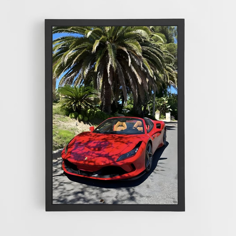 Poster Ferrari au Soleil (vue 2)